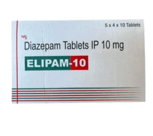 Diazepam Tablets IP 10 mg (ELIPAM-10)