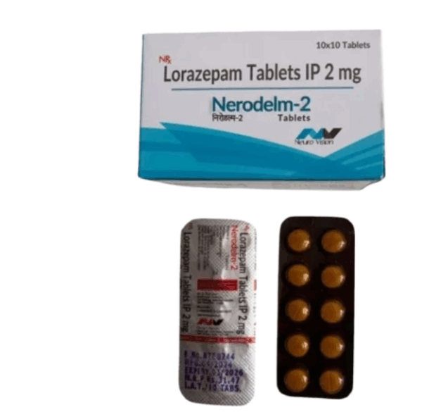 Lorazepam Tablets I.P. 2 mg (Nerodelm-2)